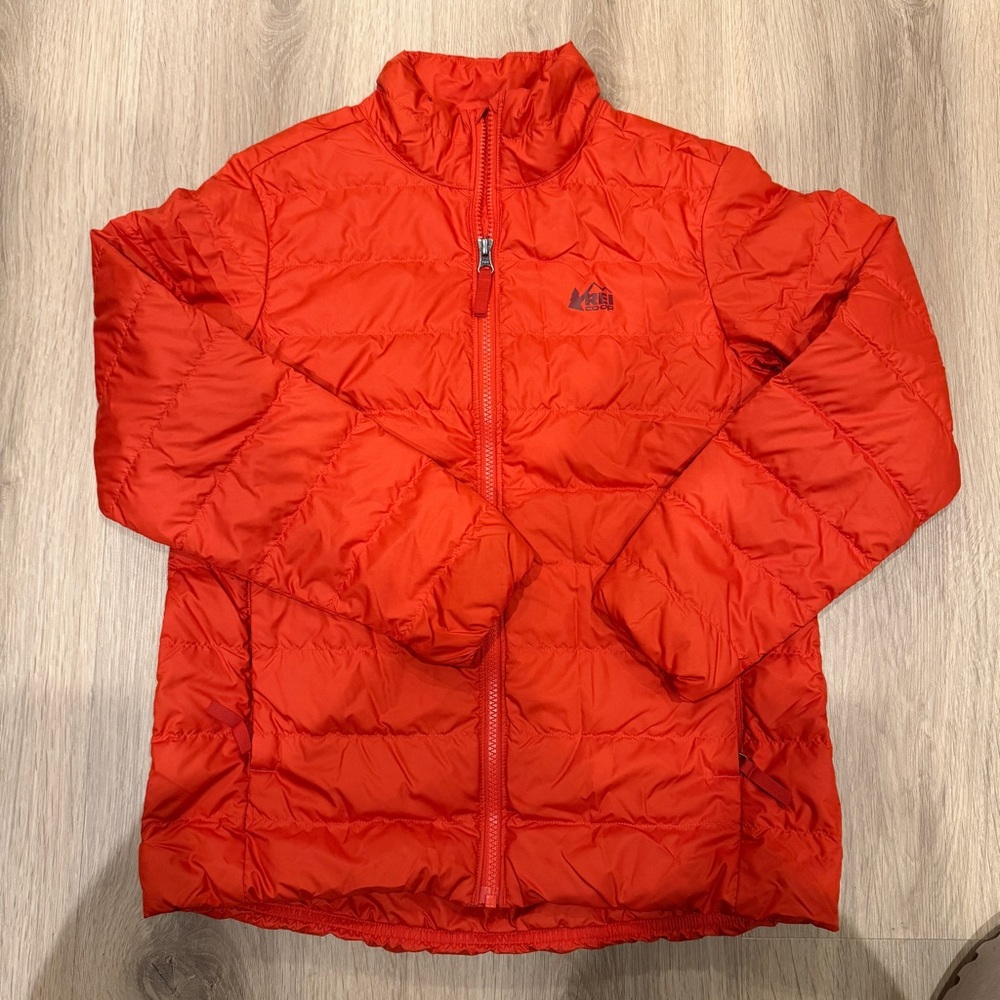REI Kids Bright Red Puffer Jacket